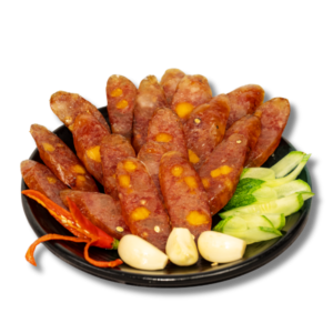 Lạp xưởng thượng hạng trứng muối mai quế lộ khô thương hiệu Long Tuấn Foods_ảnh sản phẩm 1